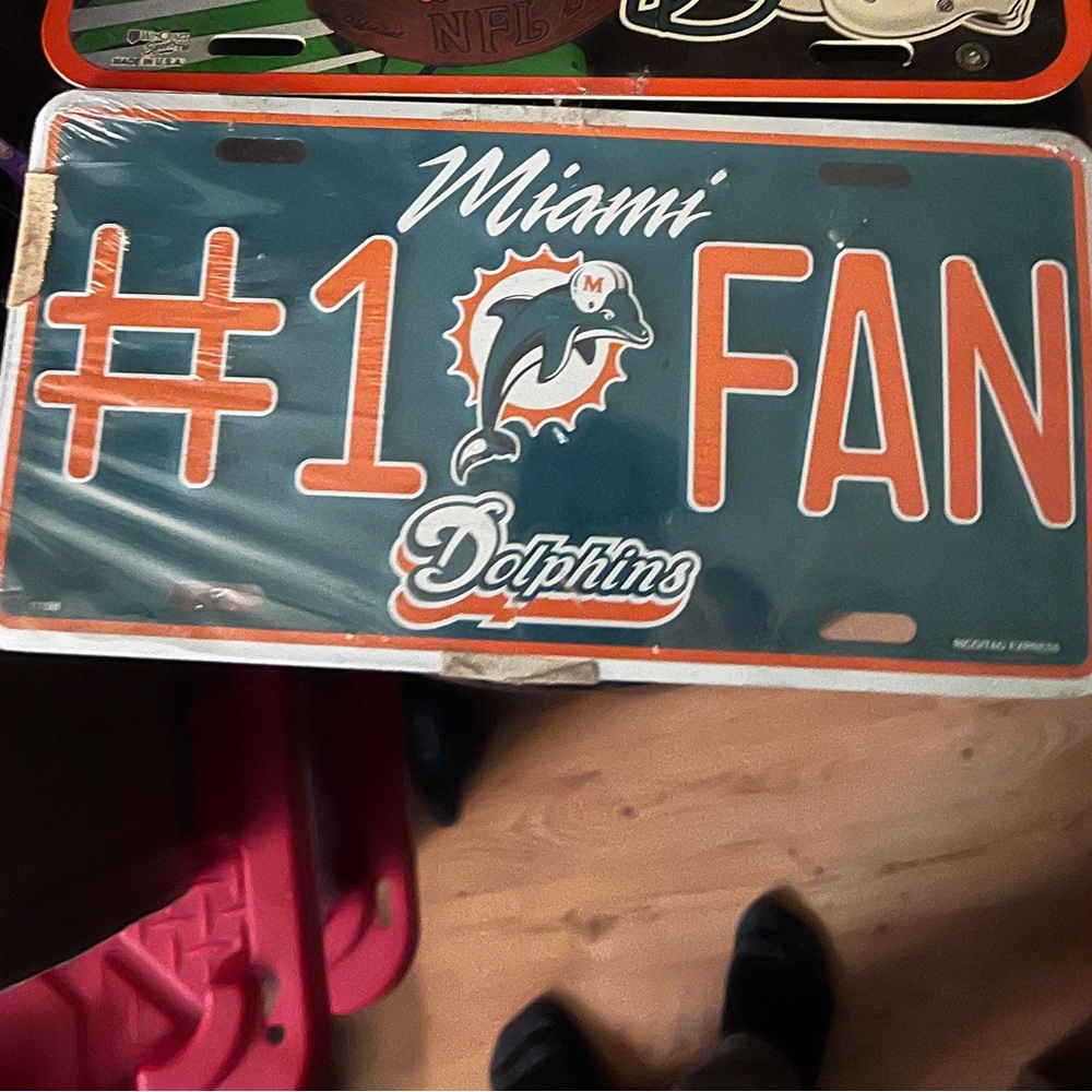 Miami Dolphins License Plate